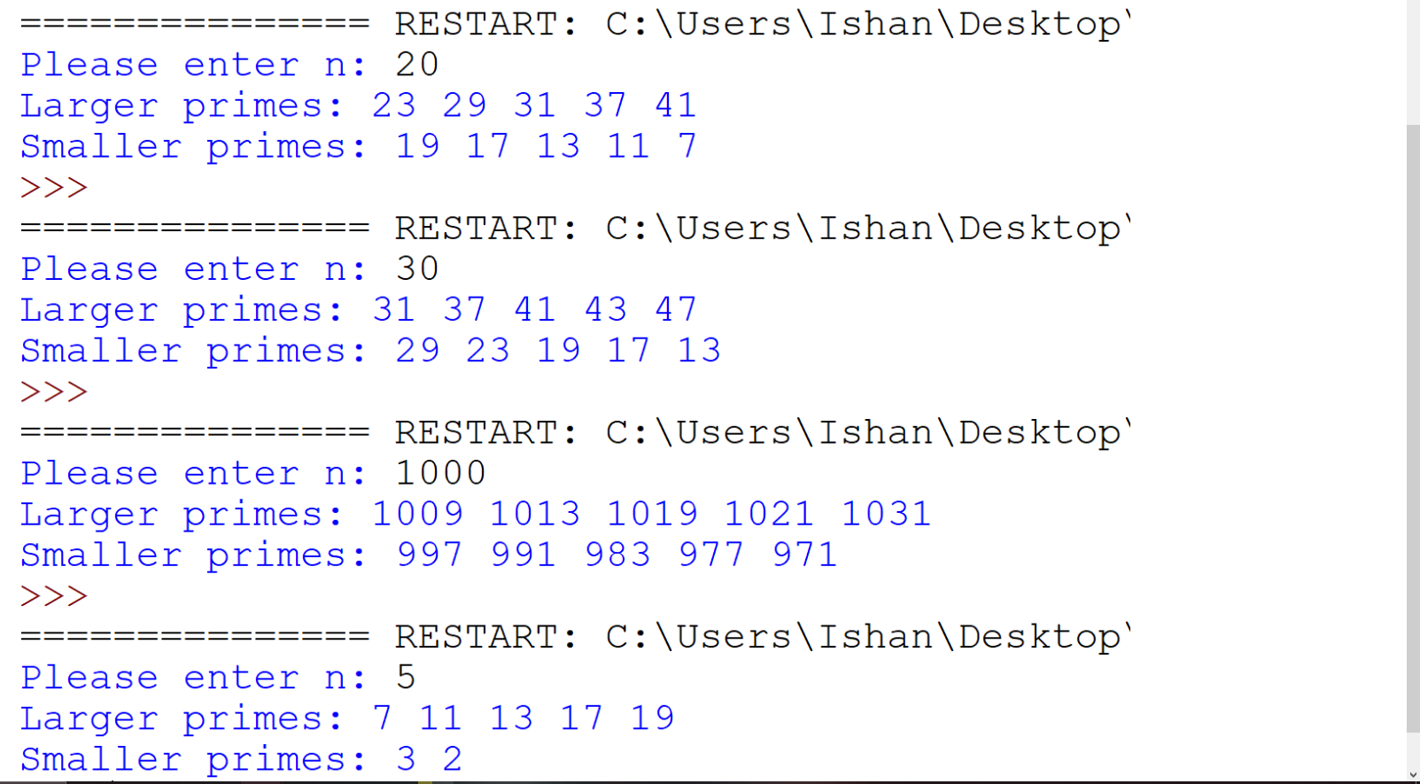 Solved Python Code Ask the user to enter a number n. Print | Chegg.com