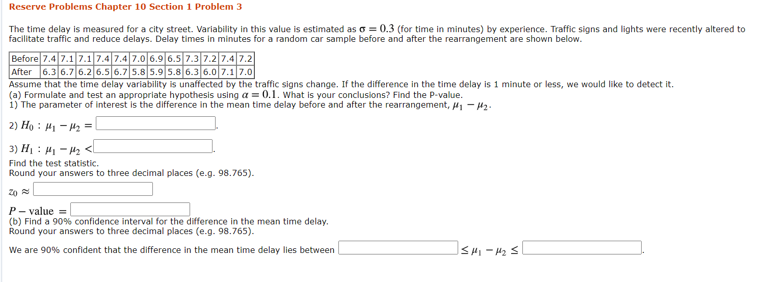 Solved Reserve Problems Chapter 10 Section 1 Problem 3 Th Chegg Com