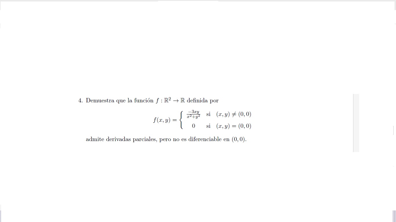 Solved 4. Demuestra Que La Función \\( F: \\mathbb{R}^{2} | Chegg.com