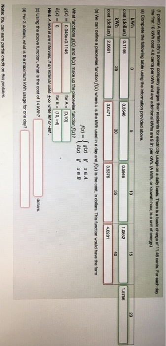 Solved A certain city's power company charges their | Chegg.com