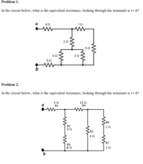 Solved In the circuit below, what is the equivalent | Chegg.com