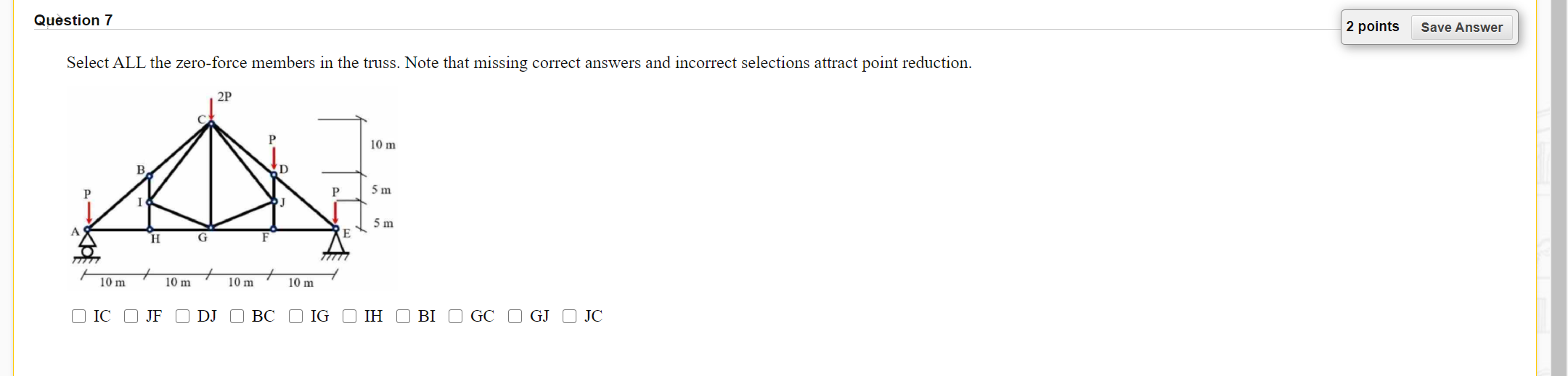 Solved Question 7 2 points Save Answer Select ALL the | Chegg.com