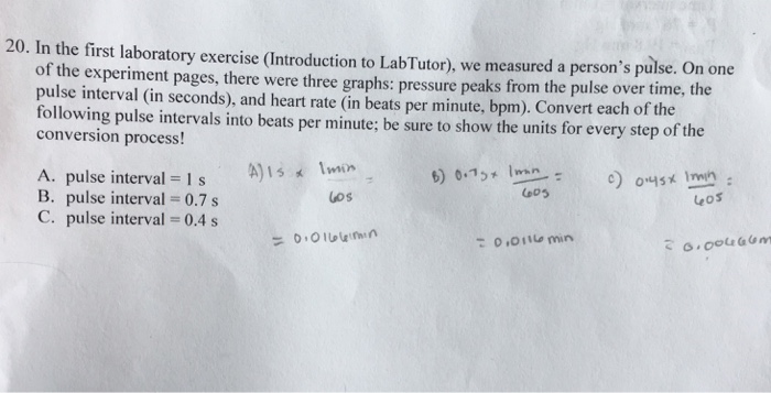 Solved 20. In the first laboratory exercise (Introduction to | Chegg.com
