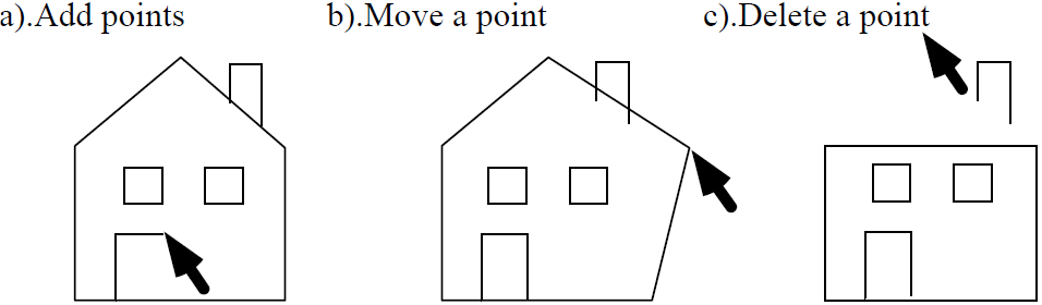 Case Study 1: Polyline Editor. Drawing programs | Chegg.com