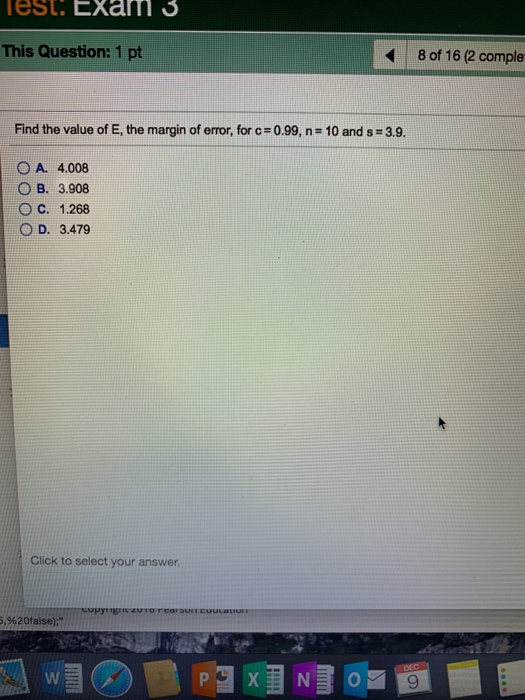 Solved This Question: 1 pt 8 of 16 (2 comple Find the value | Chegg.com