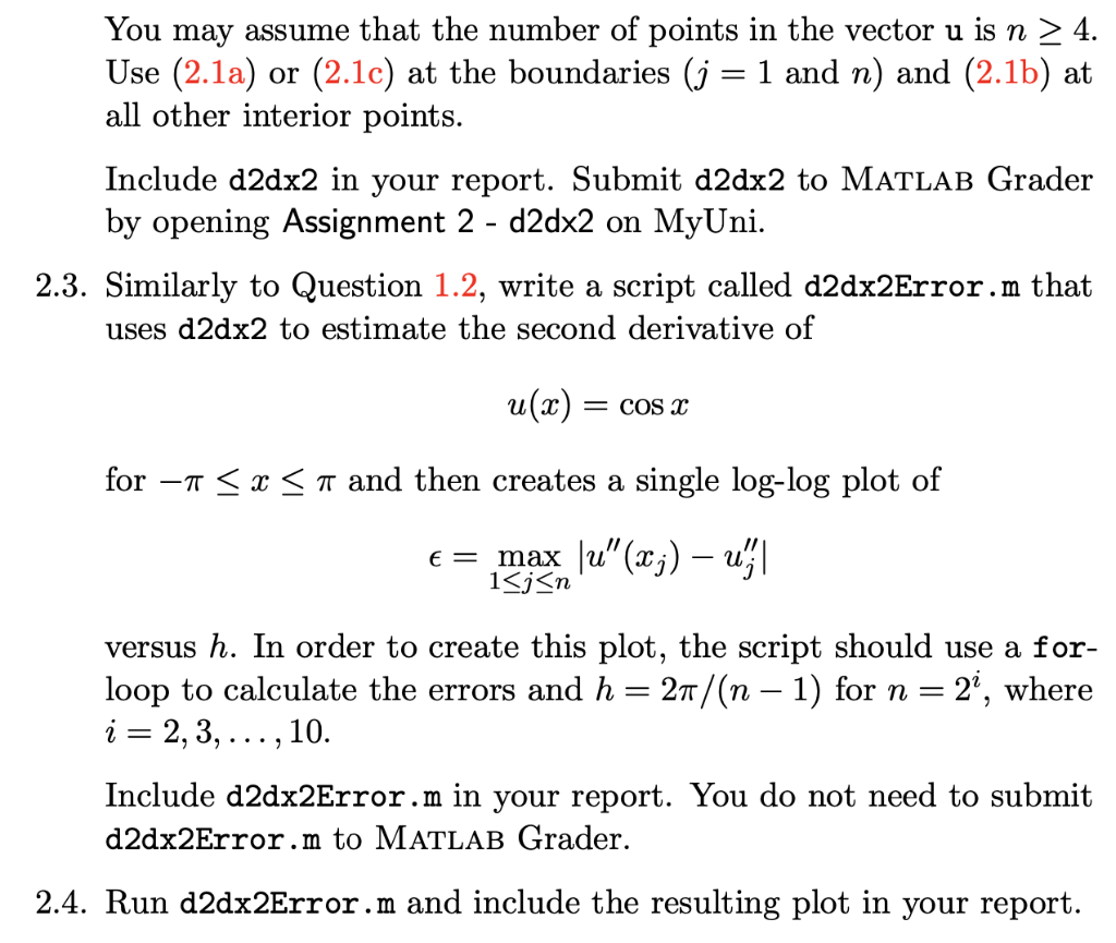 2 Differentiation The Aim Of This Exercise Is To C Chegg Com
