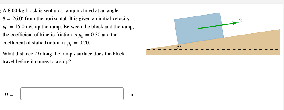 Solved A block of mass m=3.50 kg initially slides along a | Chegg.com