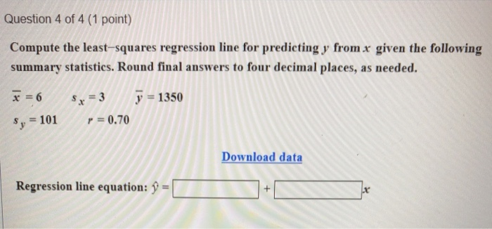 Solved Previous Question 1 of 4 (1 point) Compute the | Chegg.com