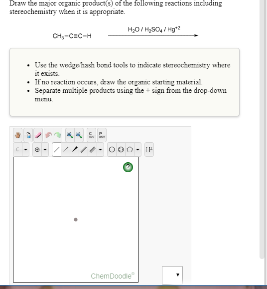 Solved Draw The Major Organic Product(s) Of The Following | Chegg.com