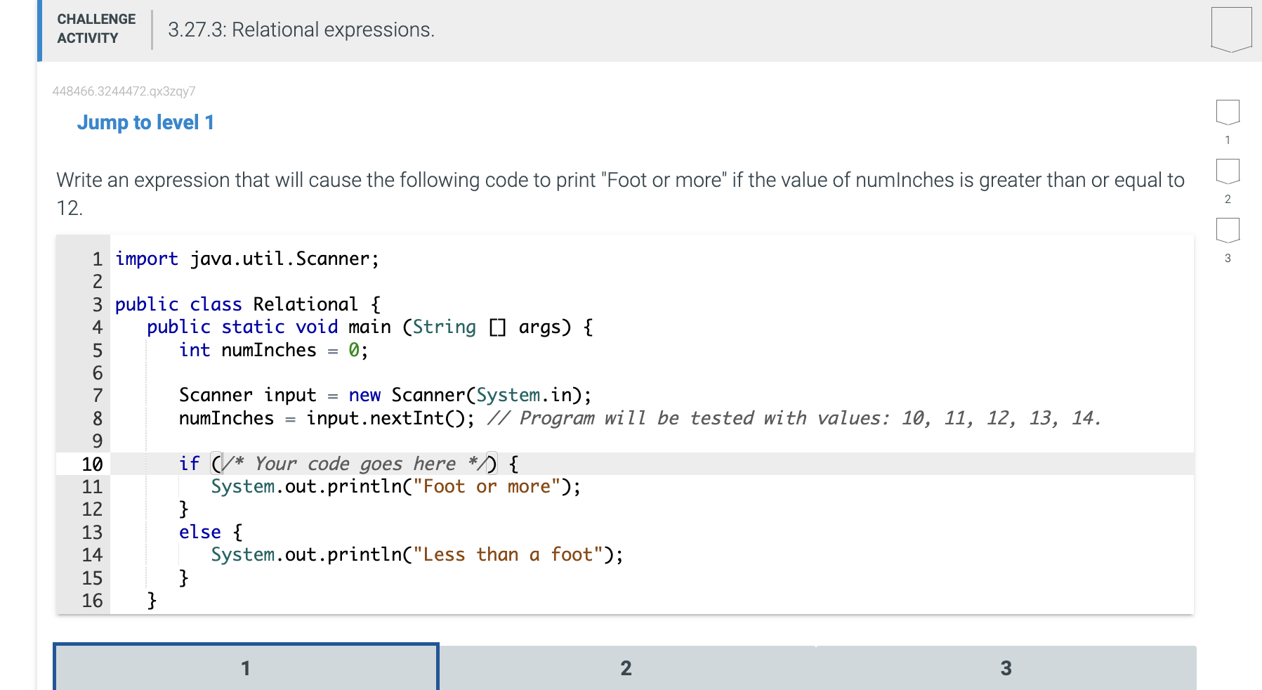 Solved \begin{tabular}{l|l} ACTIVITY & 3.27.3: Relational | Chegg.com