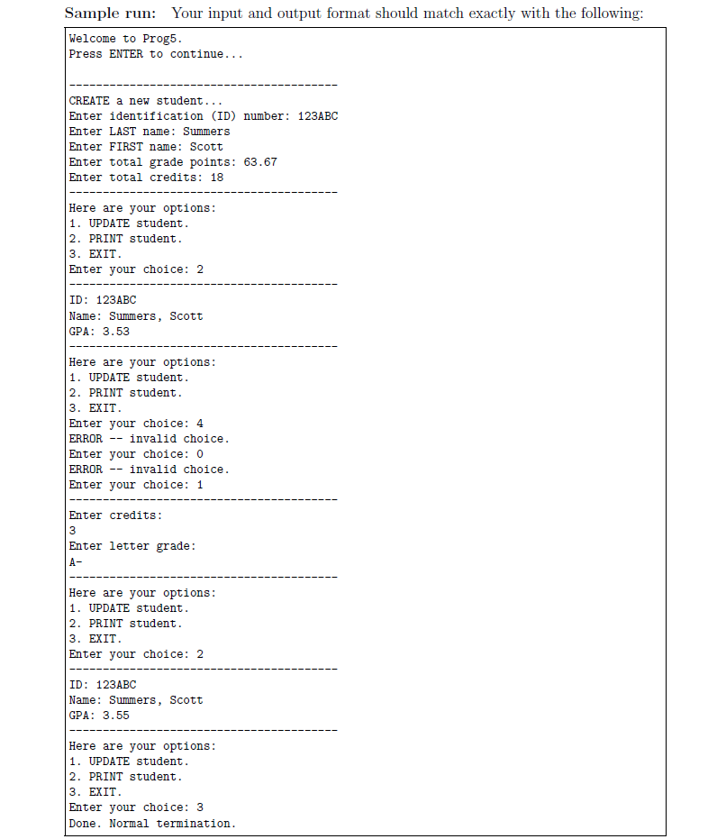 Solved By Java Please! Prog 5 import | Chegg.com