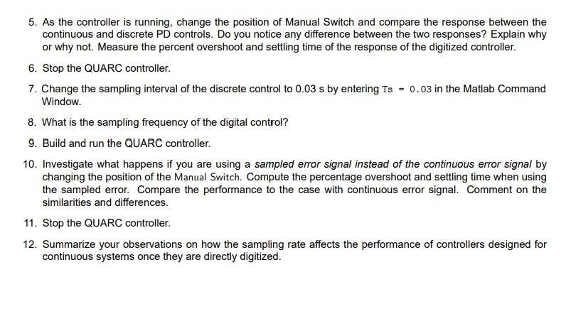 this is a digital control start solve from number | Chegg.com