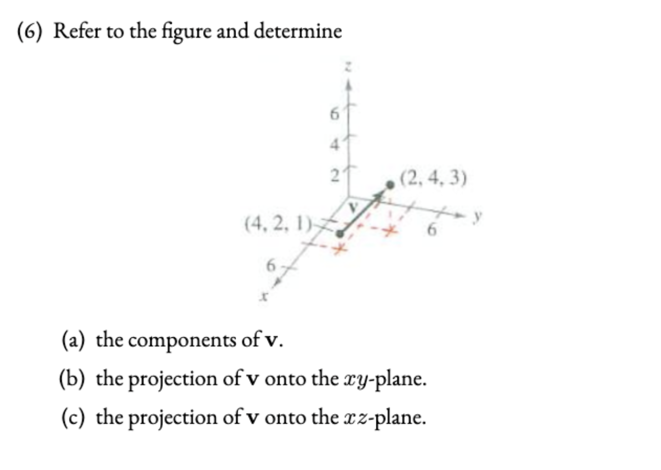 Solved (6) Refer to the figure and determine (a) the | Chegg.com