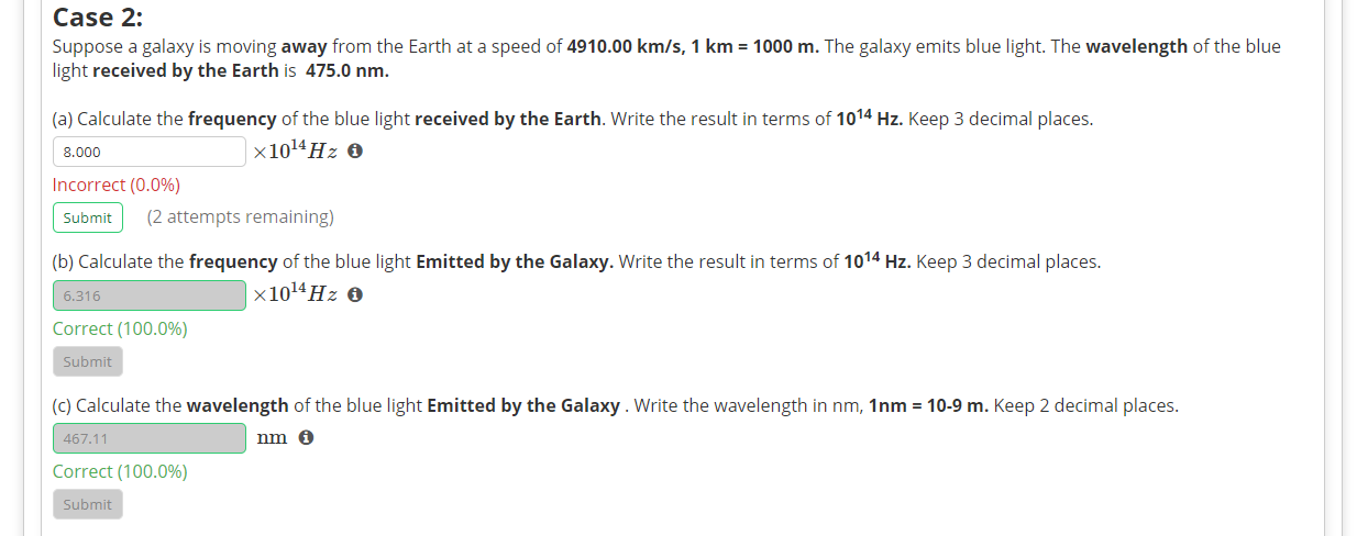 Solved Electromagnetic Wave - Doppler Effect - Universe | Chegg.com