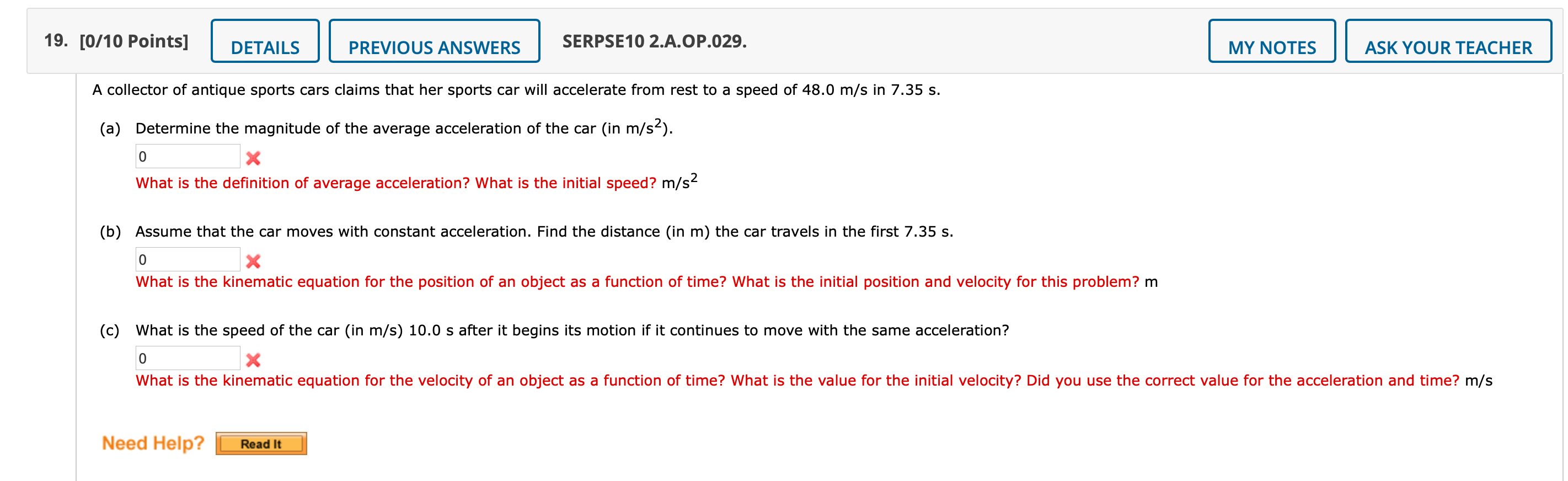 Solved 19. [O/10 Points] DETAILS PREVIOUS ANSWERS SERPSE10 | Chegg.com