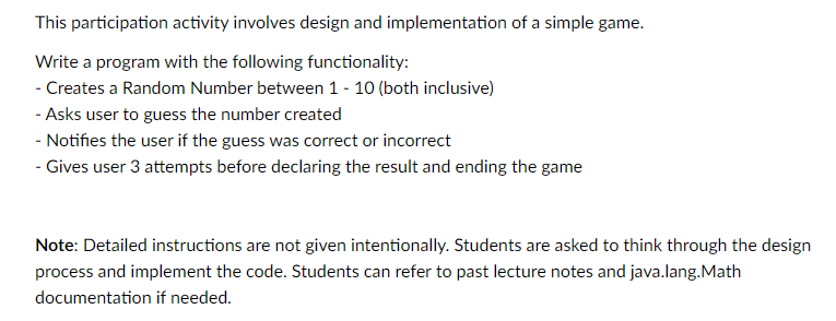 Solved This participation activity involves design and | Chegg.com