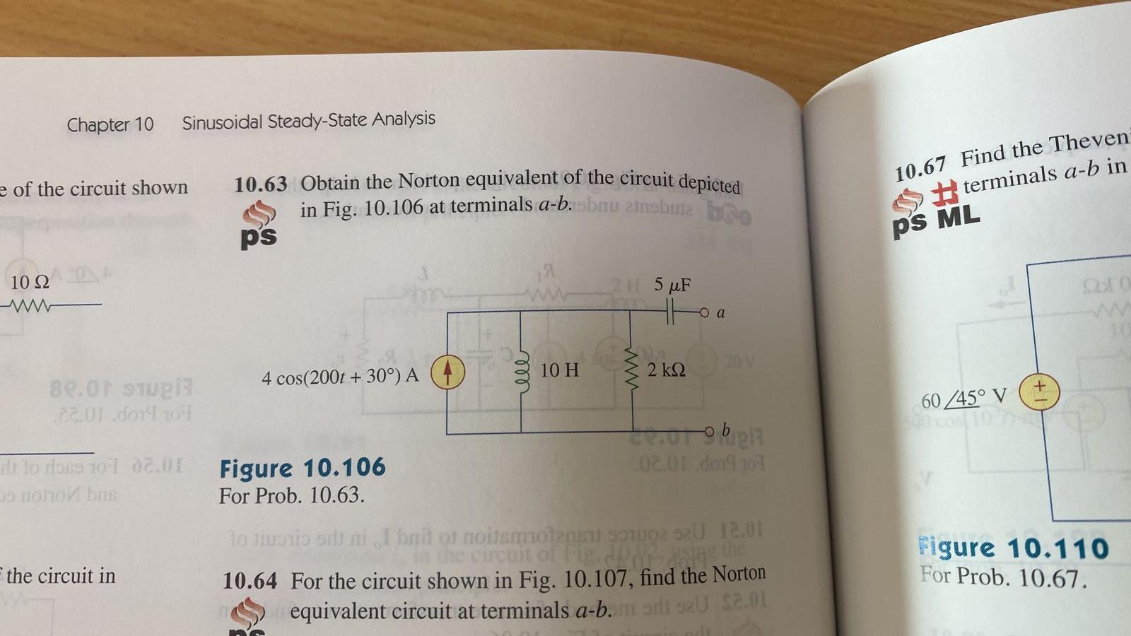 Solved Chapter 10 Sinusoidal Steady-State Analysis | Chegg.com