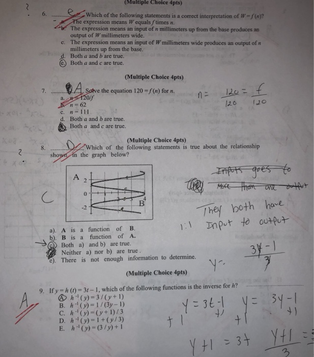 Solved Multiple Choice 4pts) Which of the following | Chegg.com