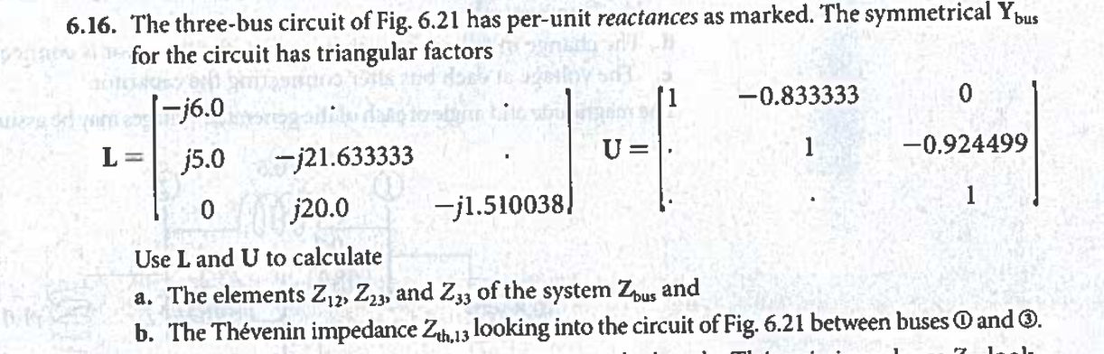 Solved 6.14. Find Zbus for the four-bus circuit of Figure | Chegg.com
