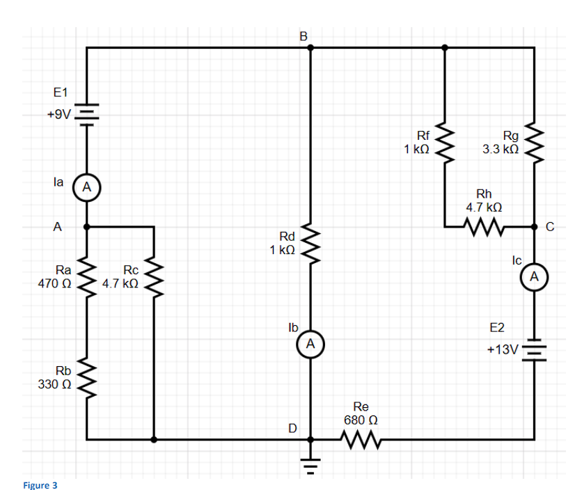 Solved 1. Calculate the current through ammeter Ia2.
