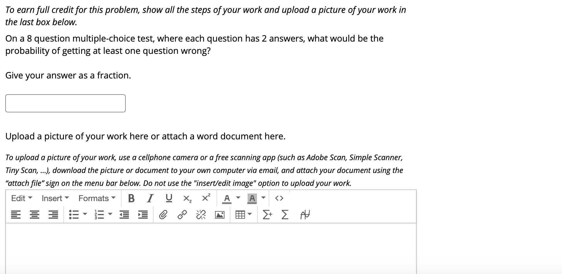 Solved To earn full credit for this problem, show all the | Chegg.com