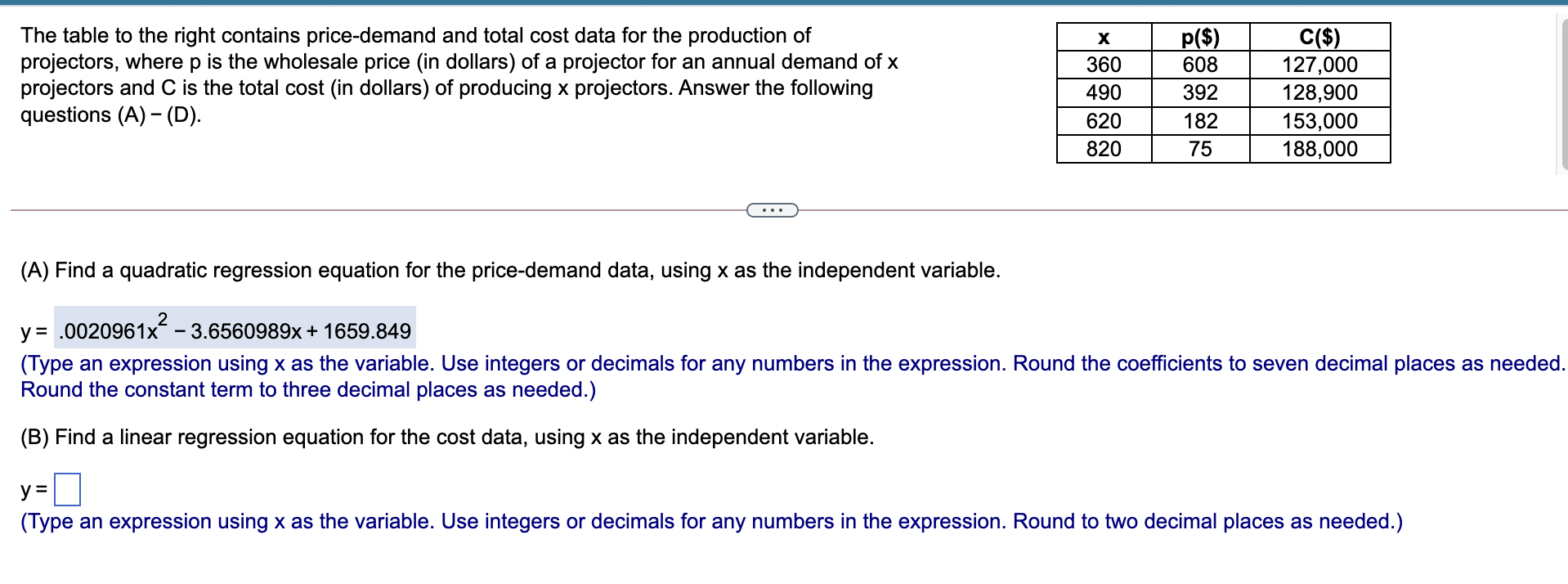 Solved Please Solve B. If Possible Could You Tell Me Steps | Chegg.com