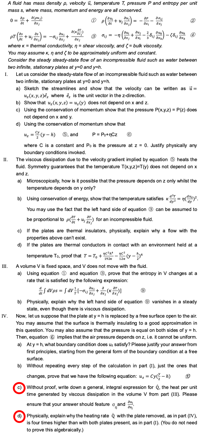 Solved Could you please help me with part IV(c) and IV(d)? | Chegg.com