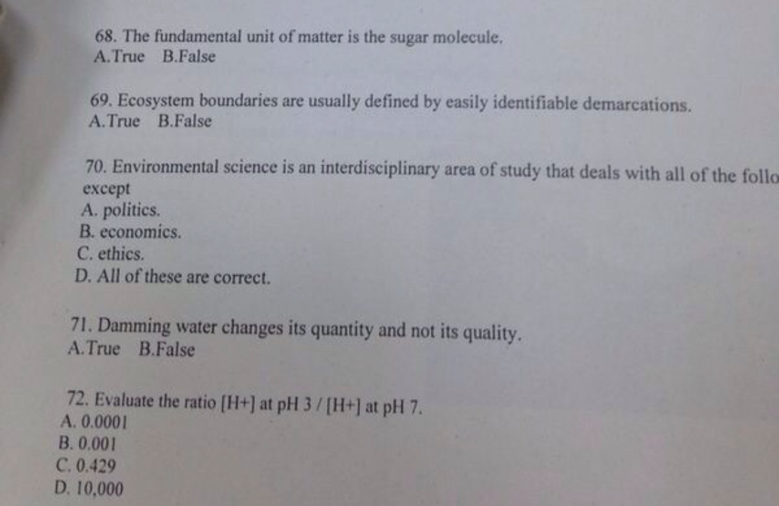 the basic unit of matter is the molecule true or false