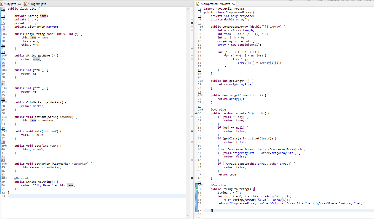 Solved Java How do I implement this code below into my | Chegg.com