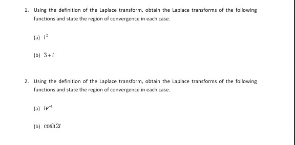 abscissa of convergence laplace transform