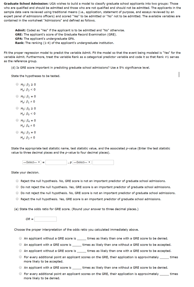 Graduate School Admission UGA wishes to build a