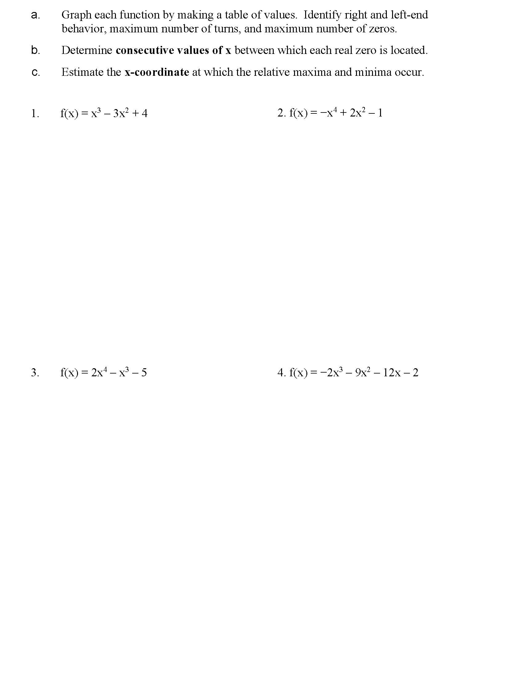 Solved a. ﻿Graph each function by making a table of values. | Chegg.com