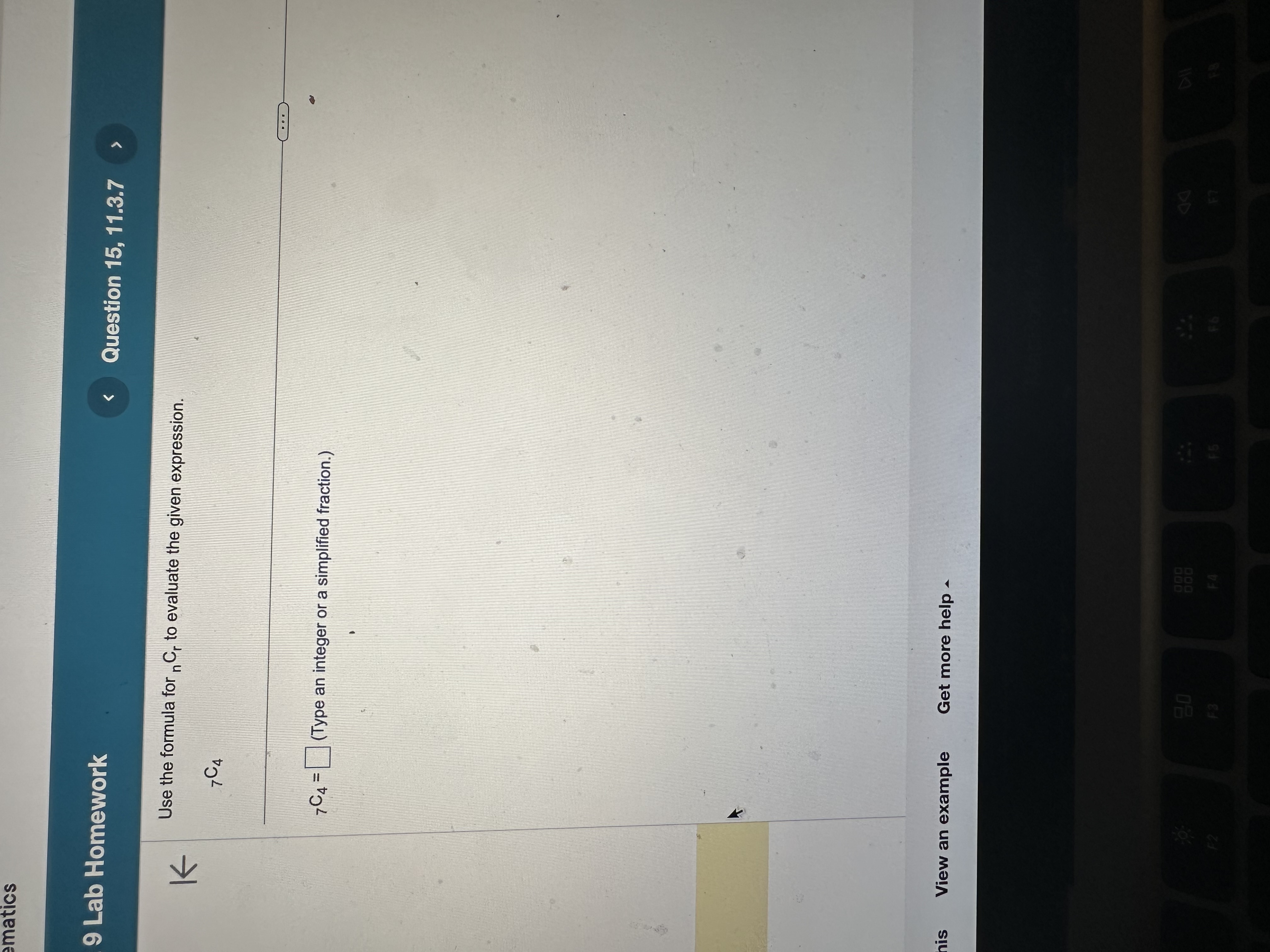 Solved Use the formula for ?nCr ﻿to evaluate the given | Chegg.com