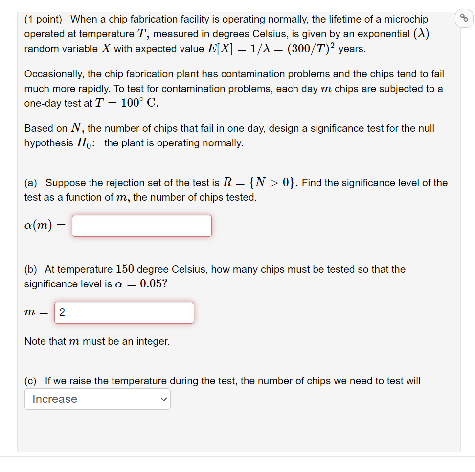 Solved (1 Point) When A Chip Fabrication Facility Is | Chegg.com