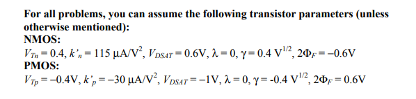 An inverter chain is shown in Figure 2. The first and | Chegg.com