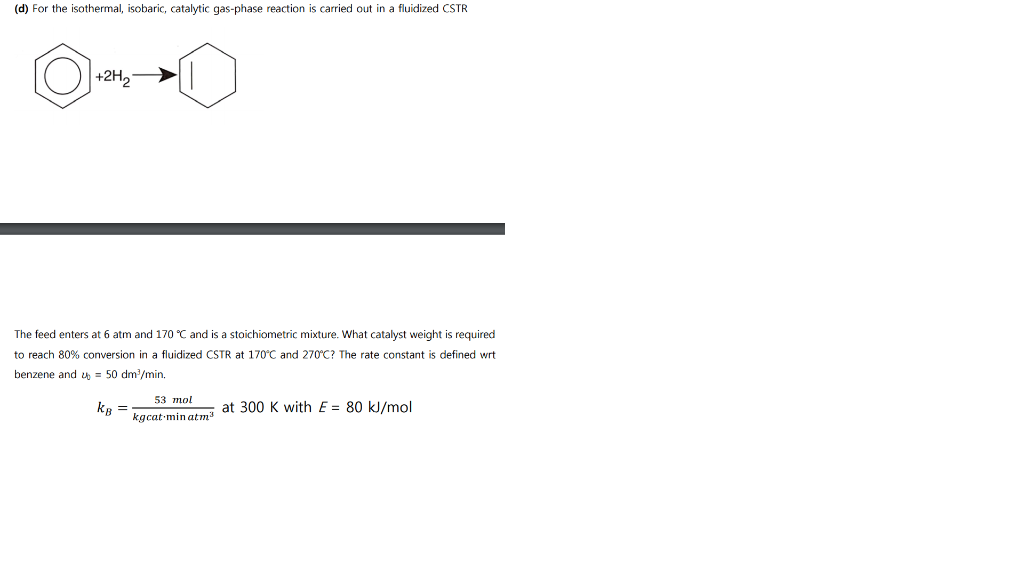 Solved Set up a stoichiometric table for each of the | Chegg.com
