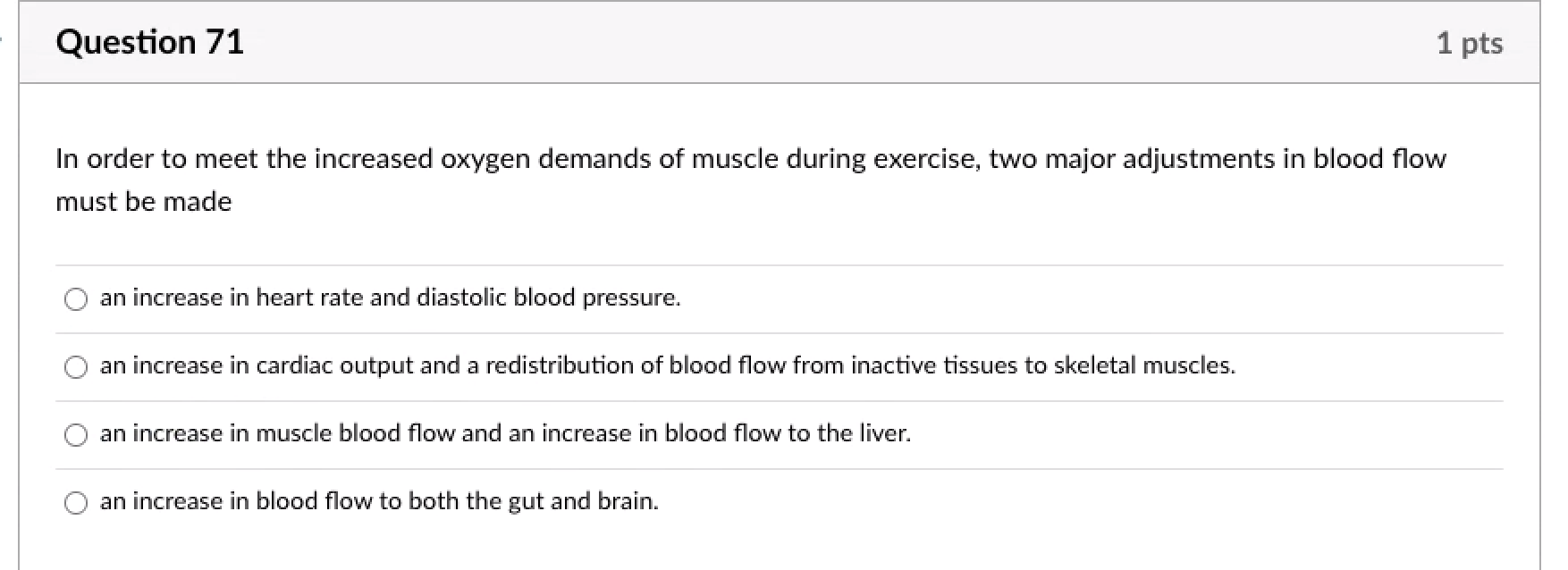 Solved In order to meet the increased oxygen demands of | Chegg.com