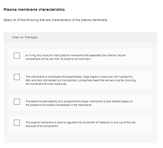 Solved Select all of the following that are characteristics | Chegg.com
