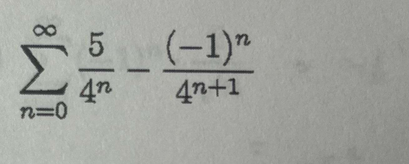 Solved Find the sum of the given series or show it | Chegg.com