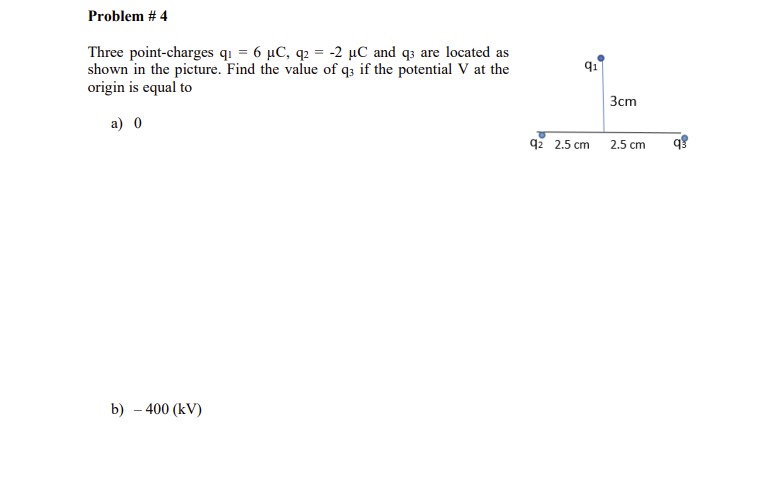 Solved Three Point Charges Q16μcq2−2μc And Q3 Are Located 4987