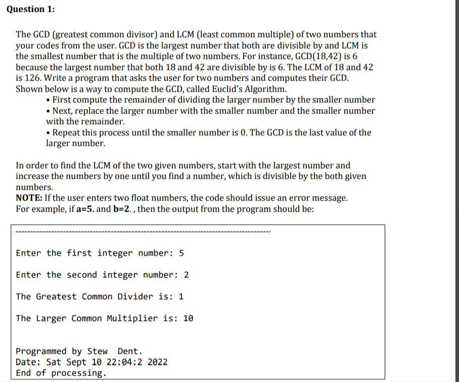 Solved If a=5. and b=2., then the output from the program | Chegg.com