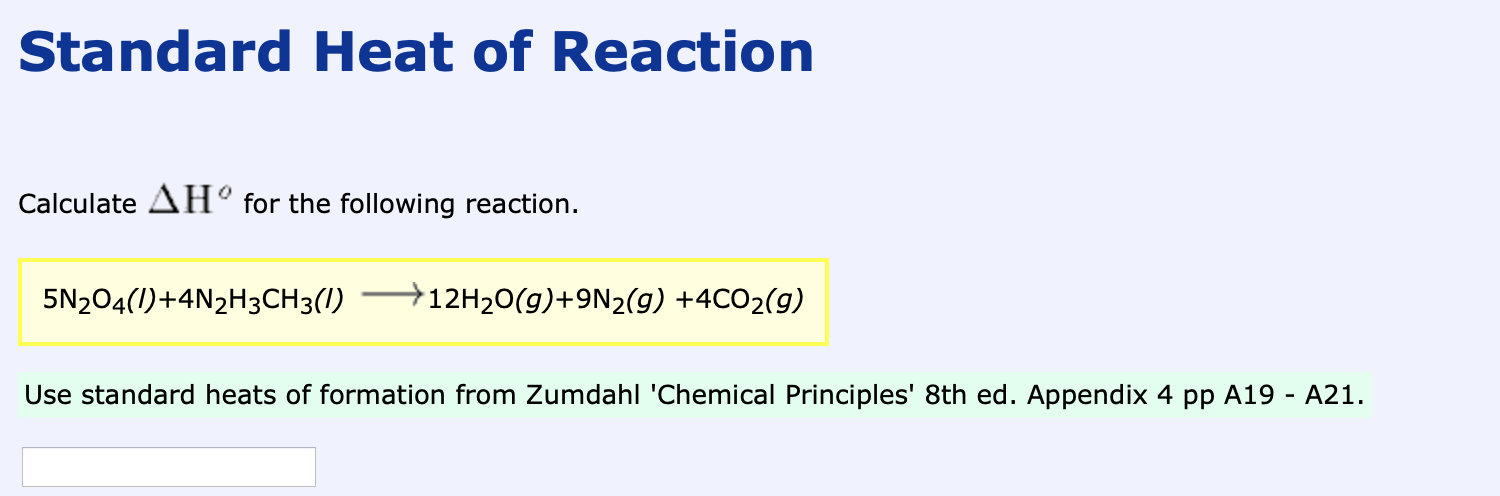 Solved Standard Heat Of Reaction Calculate AHº For The | Chegg.com