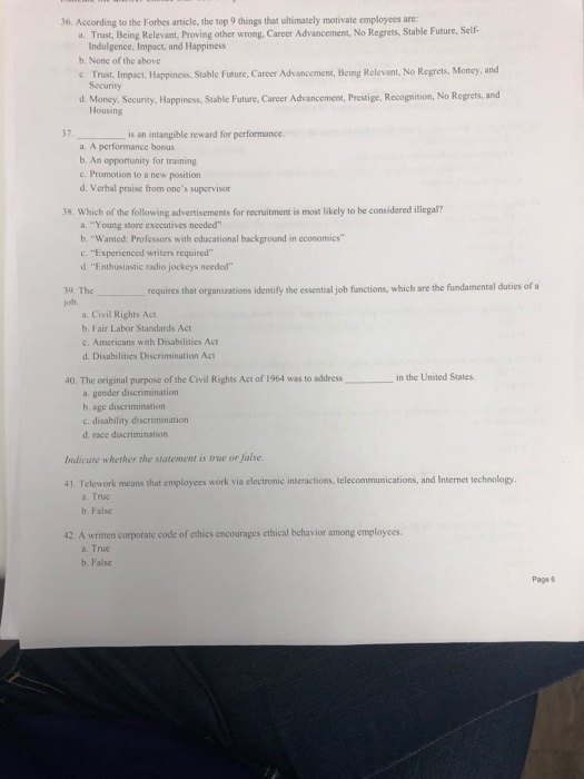 Solved Indicate whether the statement is true or false 1.