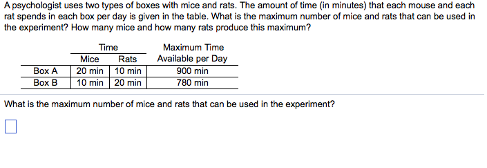 Solved A psychologist uses two types of boxes with mice and | Chegg.com