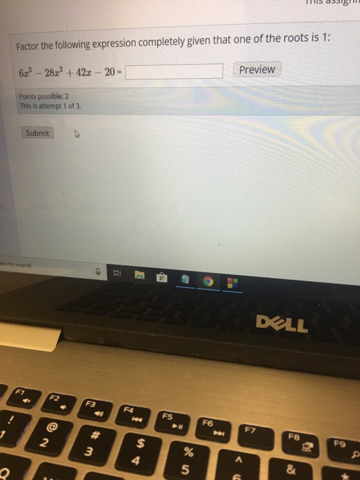 Solved Factor the following expression completely given that | Chegg.com