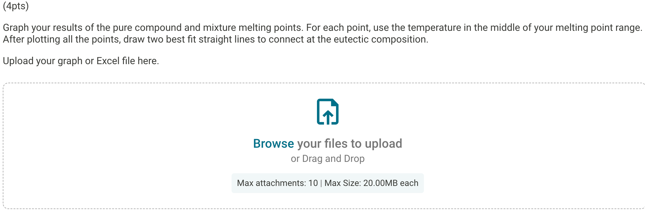 Graph your results of the pure compound and mixture | Chegg.com