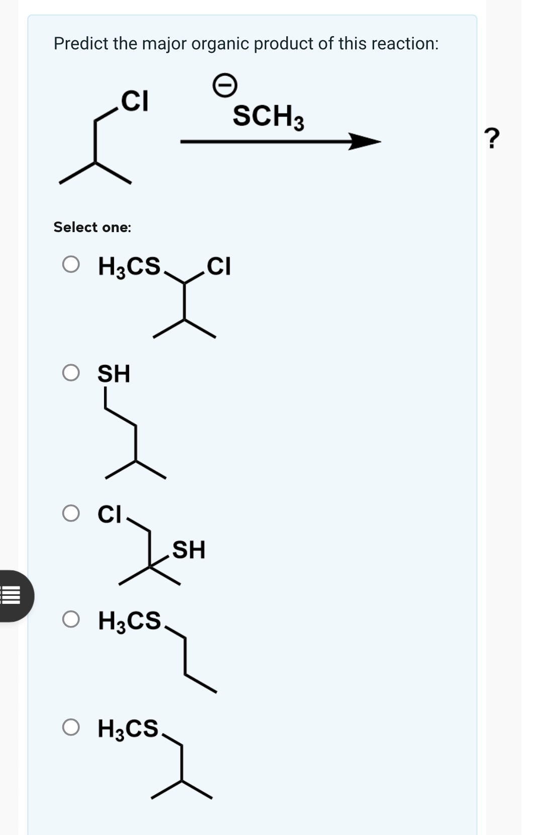 Solved Predict the major organic product of this reaction: | Chegg.com