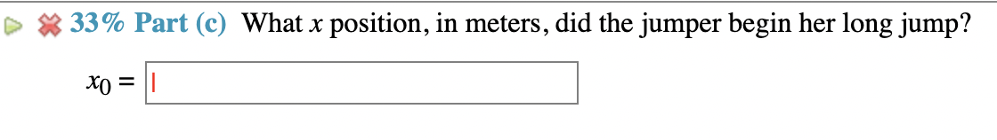 Solved (10\%) Problem 4: While competing in the long jump, a | Chegg.com