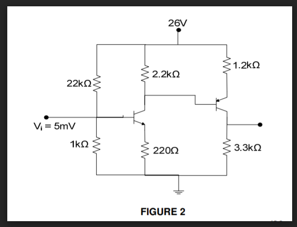 Solved Q2 : The direct cascade multistage amplifier built | Chegg.com