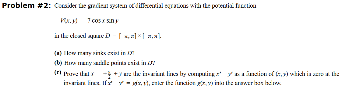 Solved please show step by ﻿step solutionProblem # 2: | Chegg.com